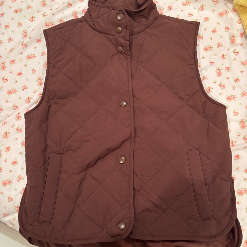 a new day Women's Quilted Vest - Dark Brown